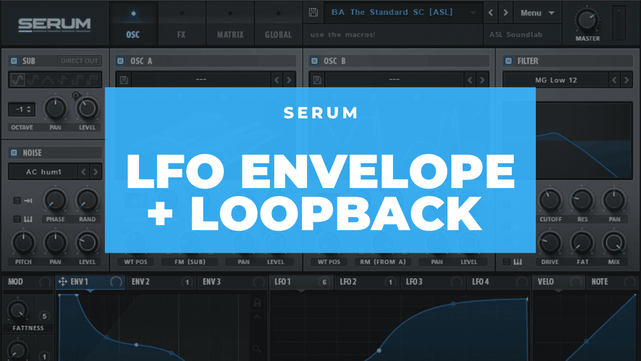 Synth Tutorial The Serum LFEnvelope Syntorial