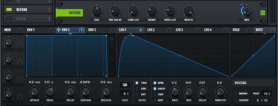 steve duda's serum lfo and envelope tab