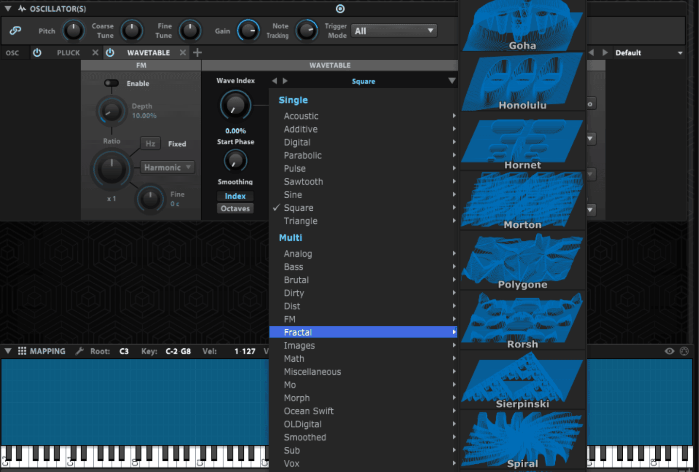 uvi falcon digital wavetables