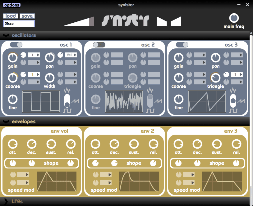 synister free open source synth