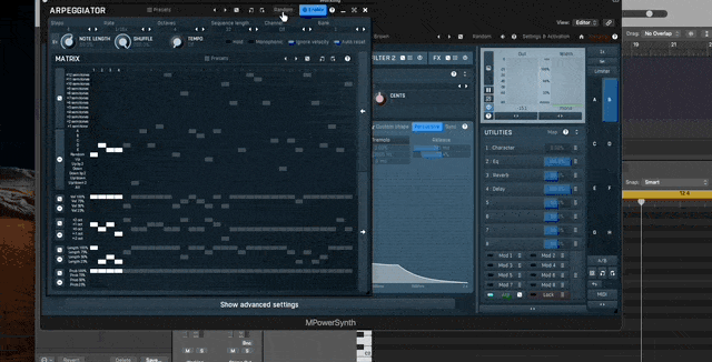 mpowersynth arpeggiator 